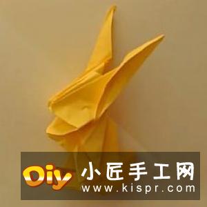 可爱的大象折纸,折好的作品很立体,而且给人一种很迷你的感觉