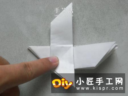 双翼飞机的折纸方法 怎么折双翼机的步骤图