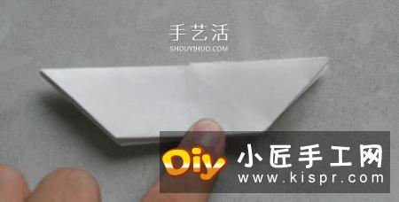 双翼飞机的折纸方法 怎么折双翼机的步骤图