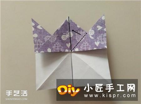 扑克牌黑桃和梅花花色的折纸方法图解