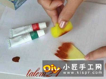 宛如真花的海绵纸花手工制作教程