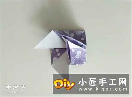 扑克牌黑桃和梅花花色的折纸方法图解